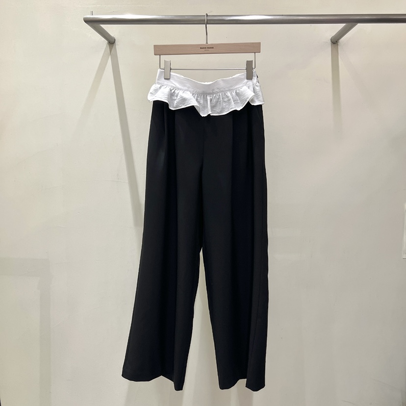 MARIE MARIE韓國直郵女裝新品26春夏職業時尚推薦休閑褲MARIE MARIE休閑褲圖色4黑色