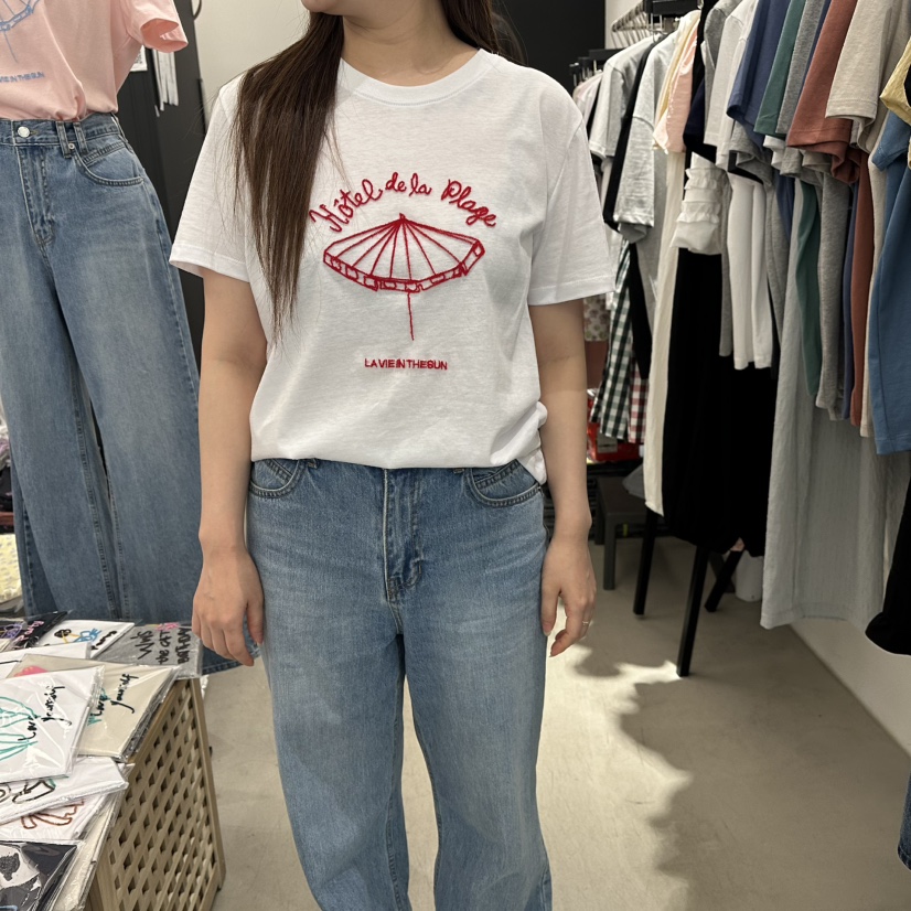 A.CES韓國直郵實拍女士新款人氣推薦休閑熱賣職業26春夏T恤A.CEST恤圖色2