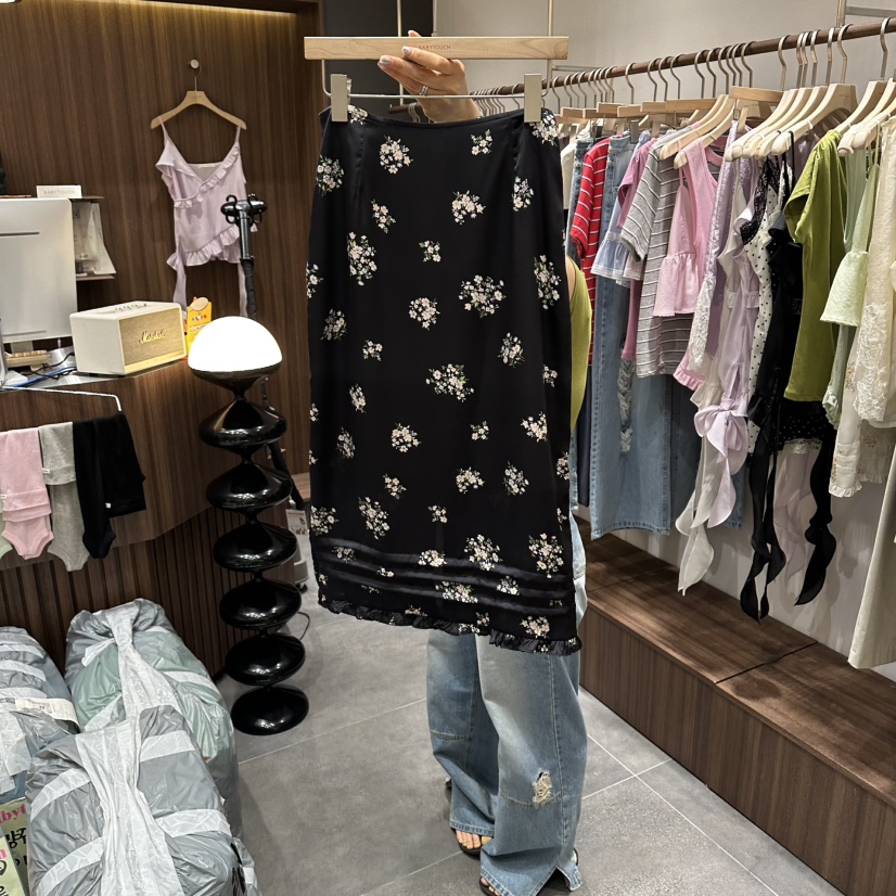 BABYTOUCH韓國直郵實拍女裝新款時尚人氣休閑半身裙中短裙BABYTOUCH半身裙/中短裙圖色1