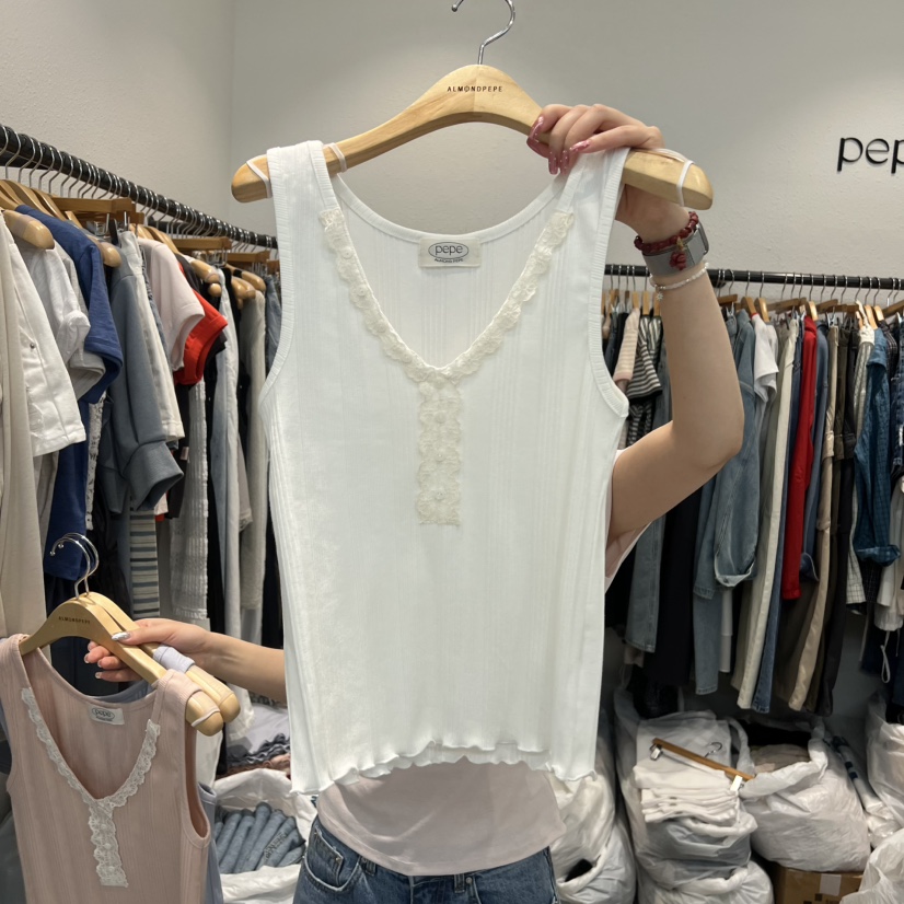ALMOND PEPE韓國直郵女裝新品26夏季人氣時尚推薦吊帶背心ALMOND PEPE吊帶/背心圖色3