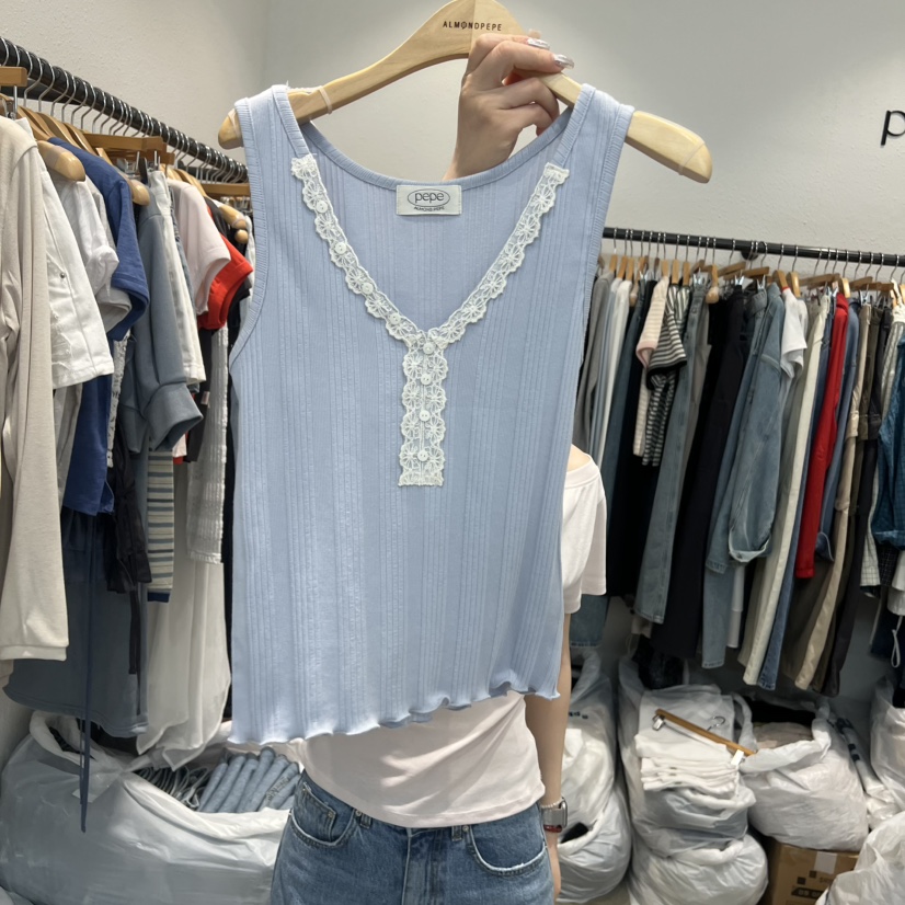 ALMOND PEPE韓國直郵女裝新品26夏季人氣時尚推薦吊帶背心ALMOND PEPE吊帶/背心圖色5