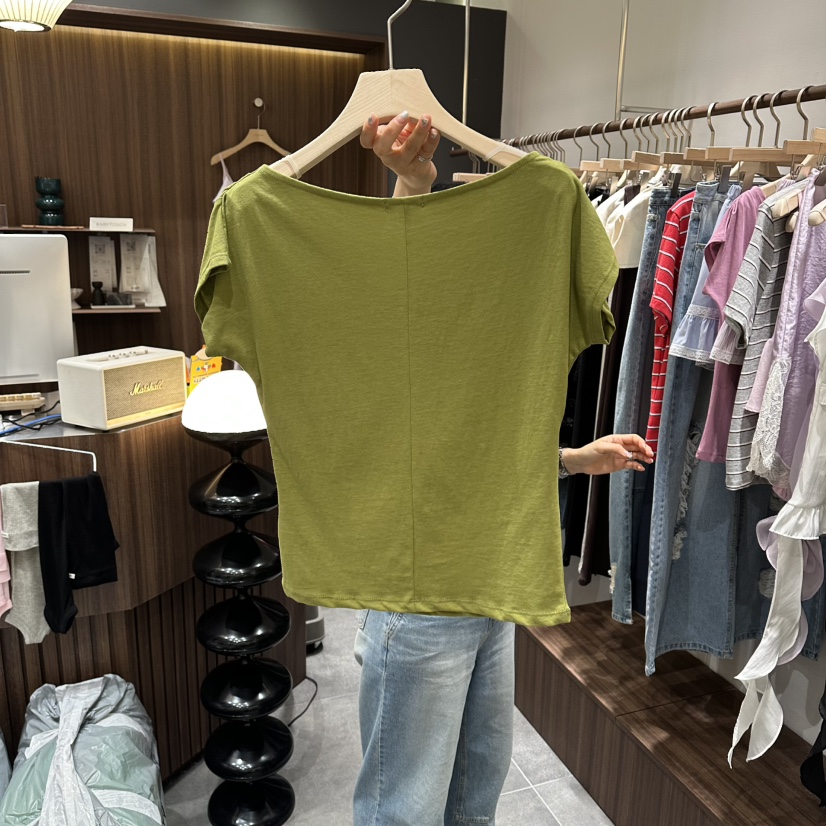 BABYTOUCH韓國直郵女士新品職業休閑人氣時尚26夏季26春夏T恤BABYTOUCHT恤