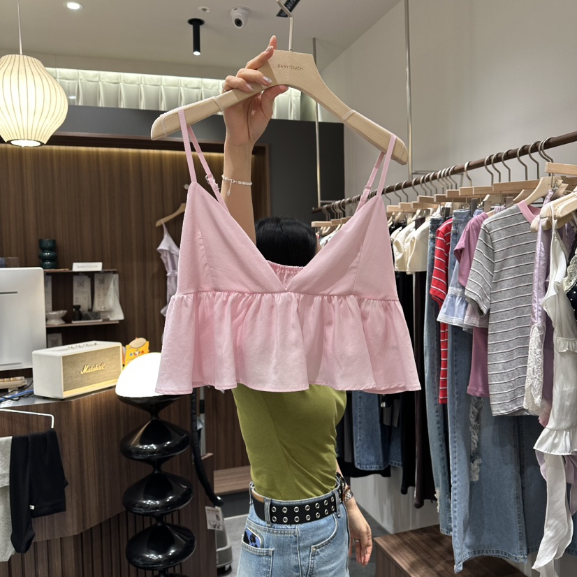 BABYTOUCH韓國代購女士新品時尚休閑26夏季職業熱賣吊帶背心BABYTOUCH吊帶/背心圖色2