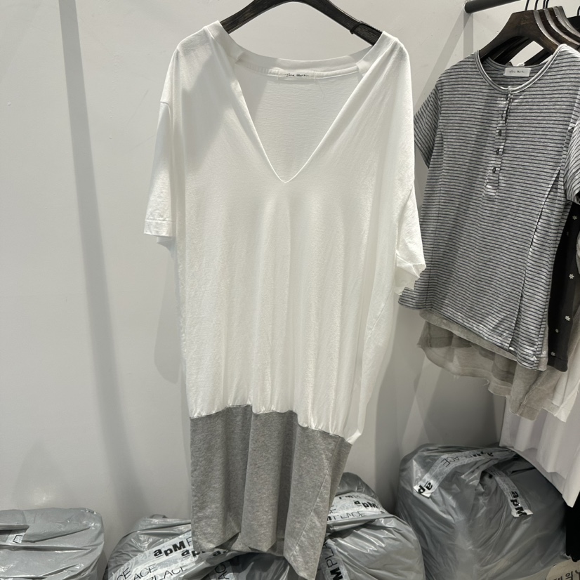 JANE BIRKIN東大門實拍韓國女士新品26夏季連衣裙V領深VJANE BIRKIN設計師品牌連衣裙圖色1