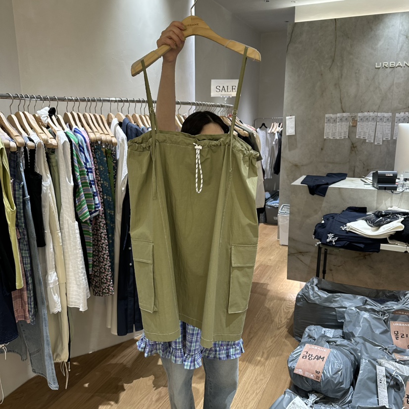 URBANE-P韓國東大門代購女士新品推薦人氣連衣裙不含內搭URBANE-P連衣裙圖色1
