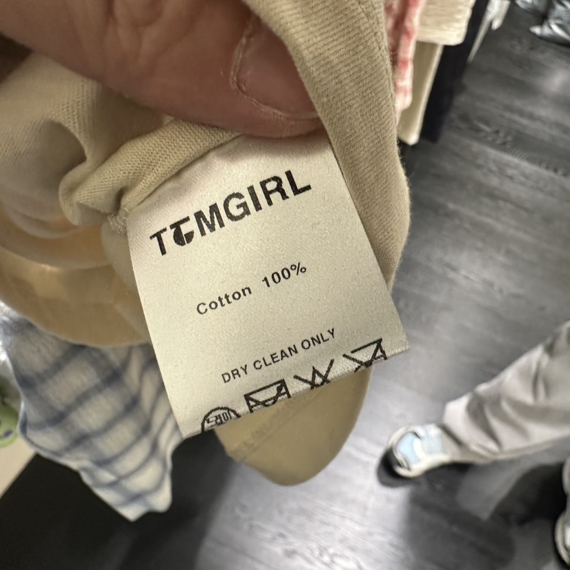 TOMGIRL韓國直郵實拍女士新品熱賣26春夏人氣26夏季職業T恤TOMGIRLT恤