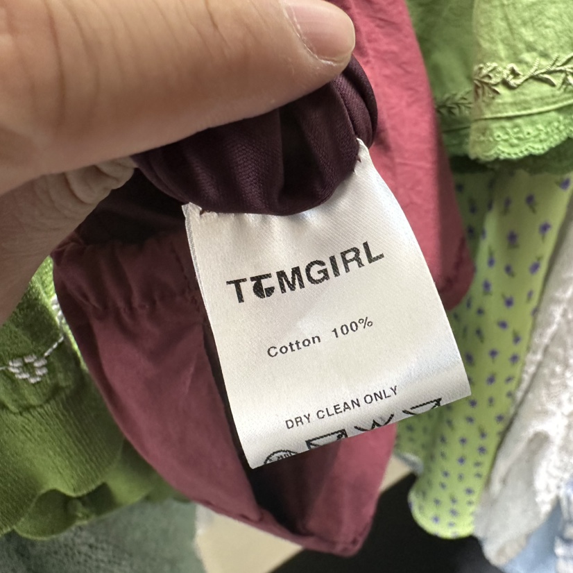 TOMGIRL韓國直郵女士新品26夏季人氣熱賣職業休閑短褲刺繡TOMGIRL短褲