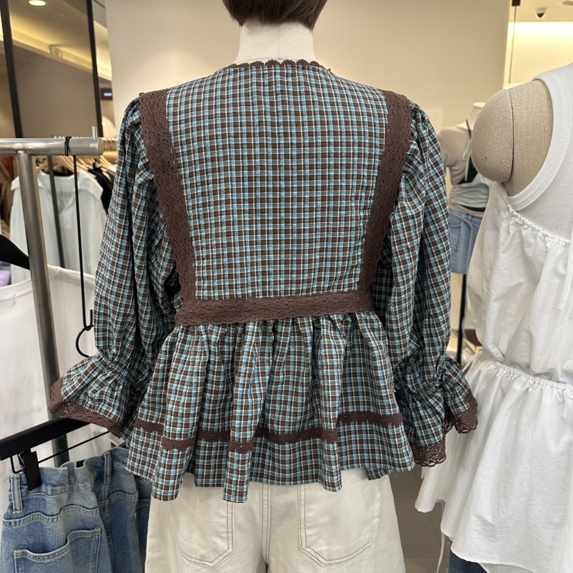 LADYBLACK/THE BLACK東大門實拍韓國女裝新款26夏季襯衫蕾絲衫LADYBLACK/THE BLACK襯衫/蕾絲衫