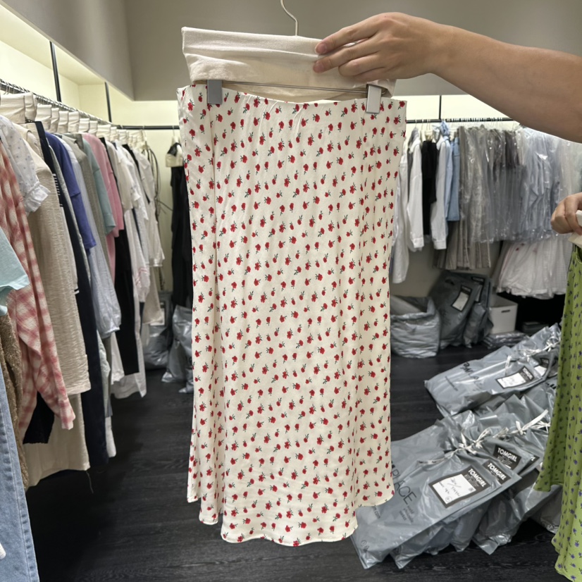 TOMGIRL韓國直郵女裝新款職業時尚推薦休閑熱賣半身裙中短裙TOMGIRL半身裙/中短裙