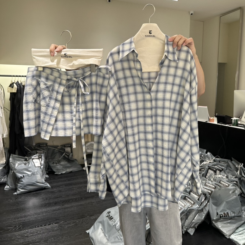 TOMGIRL韓國直郵實拍女士新品熱賣休閑時尚人氣26春夏套裝TOMGIRL套裝圖色1