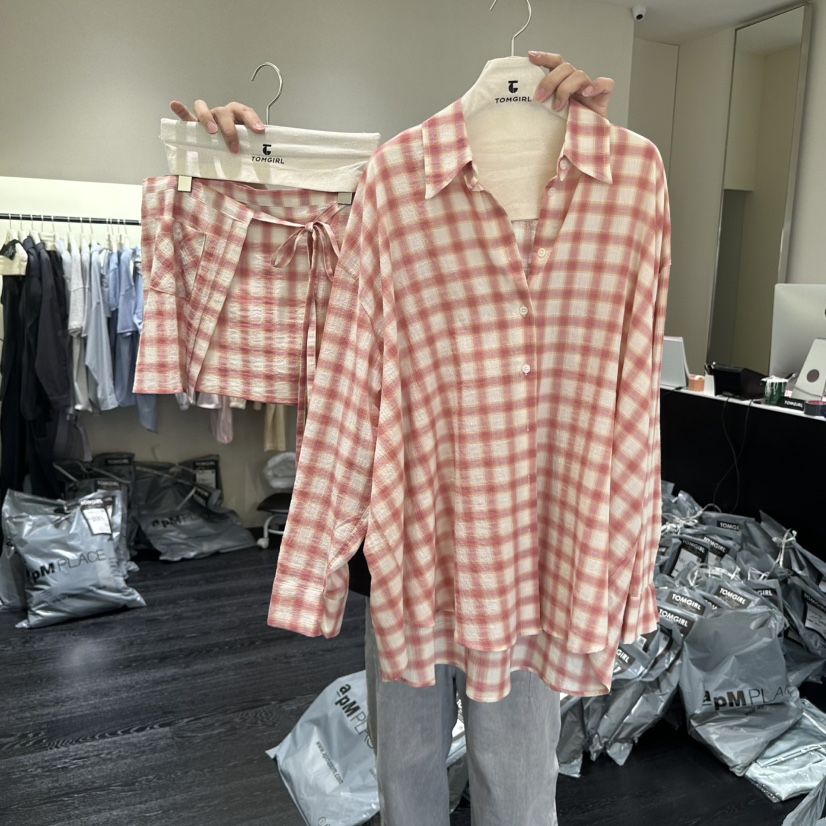 TOMGIRL韓國直郵實拍女士新品熱賣休閑時尚人氣26春夏套裝TOMGIRL套裝圖色2