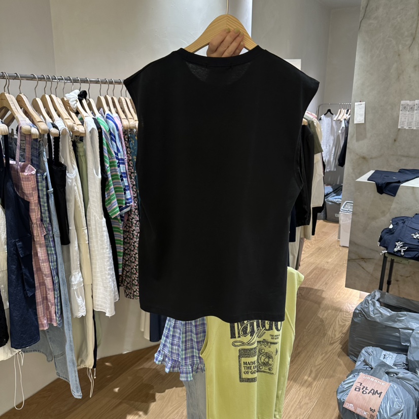 URBANE-P東大門實拍韓國女裝新款時尚休閑熱賣26春夏吊帶背心URBANE-P吊帶/背心
