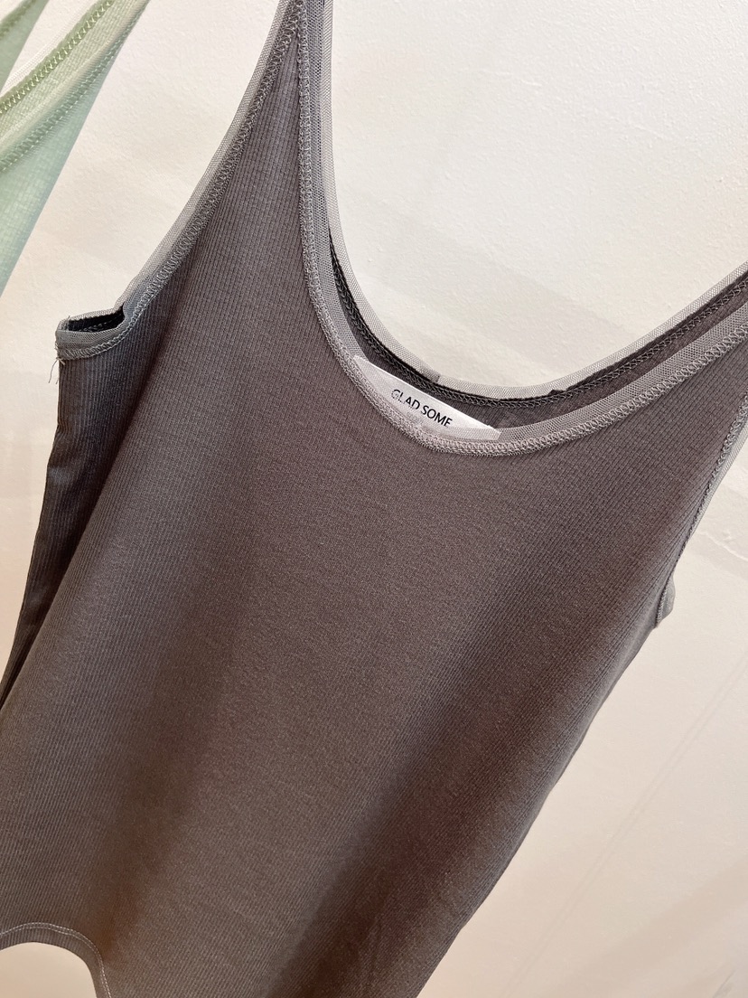 GLAD SOME韓國東大門代購女士新品26春夏26夏季吊帶背心網狀GLAD SOME吊帶/背心