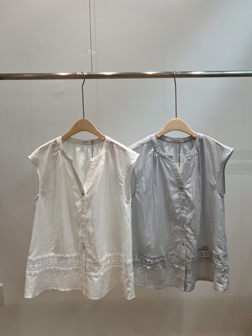 GLAD SOME東大門實拍韓國女裝新款26春夏推薦襯衫蕾絲衫GLAD SOME襯衫/蕾絲衫圖色2左二色