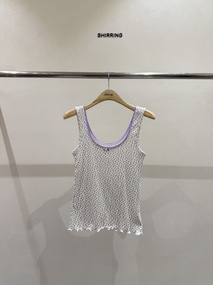SHIRRING韓國直郵實拍女士新品26春夏人氣時尚26夏季吊帶背心SHIRRING吊帶/背心圖色2