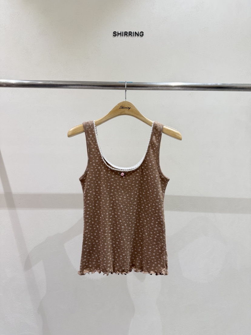 SHIRRING韓國直郵實拍女士新品26春夏人氣時尚26夏季吊帶背心SHIRRING吊帶/背心圖色3