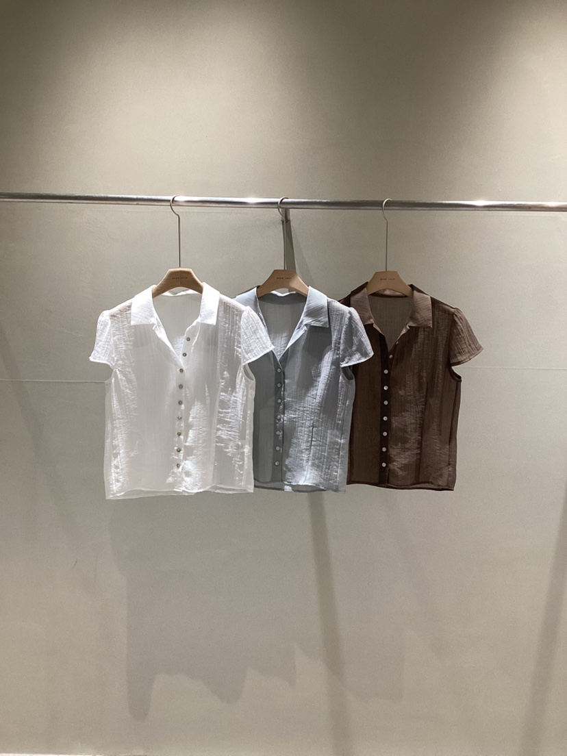 NEAR LEAP-P韓國直郵實拍女士新款熱賣推薦休閑襯衫蕾絲衫NEAR LEAP/The N:L襯衫/蕾絲衫