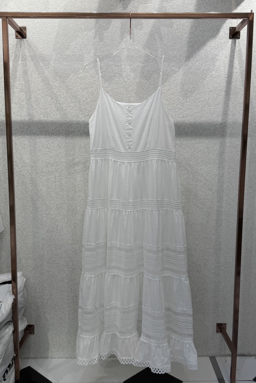 SYMBOL韓國直郵女士新品人氣推薦職業連衣裙刺繡紐扣長款SYMBOL連衣裙
