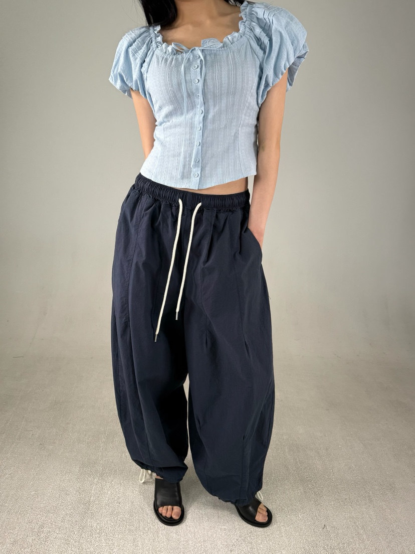 SHIRRING韓國直郵女士新品26夏季休閑職業熱賣時尚休閑褲SHIRRING休閑褲