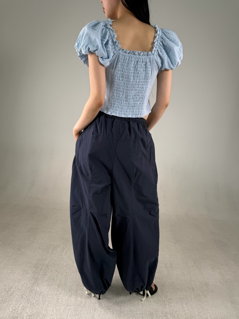 SHIRRING韓國直郵女士新品26夏季休閑職業熱賣時尚休閑褲SHIRRING休閑褲