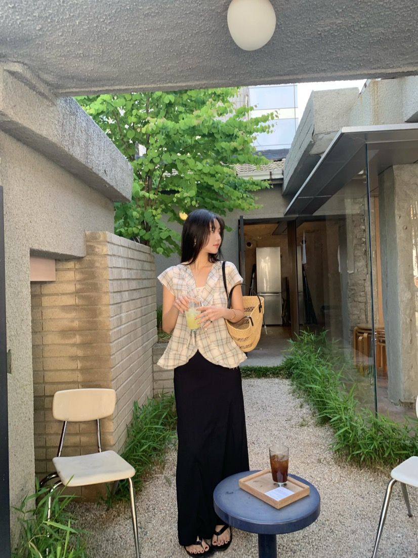 OUPPT韓國直郵實拍女裝新款人氣休閑熱賣26春夏襯衫蕾絲衫OUPPT襯衫/蕾絲衫