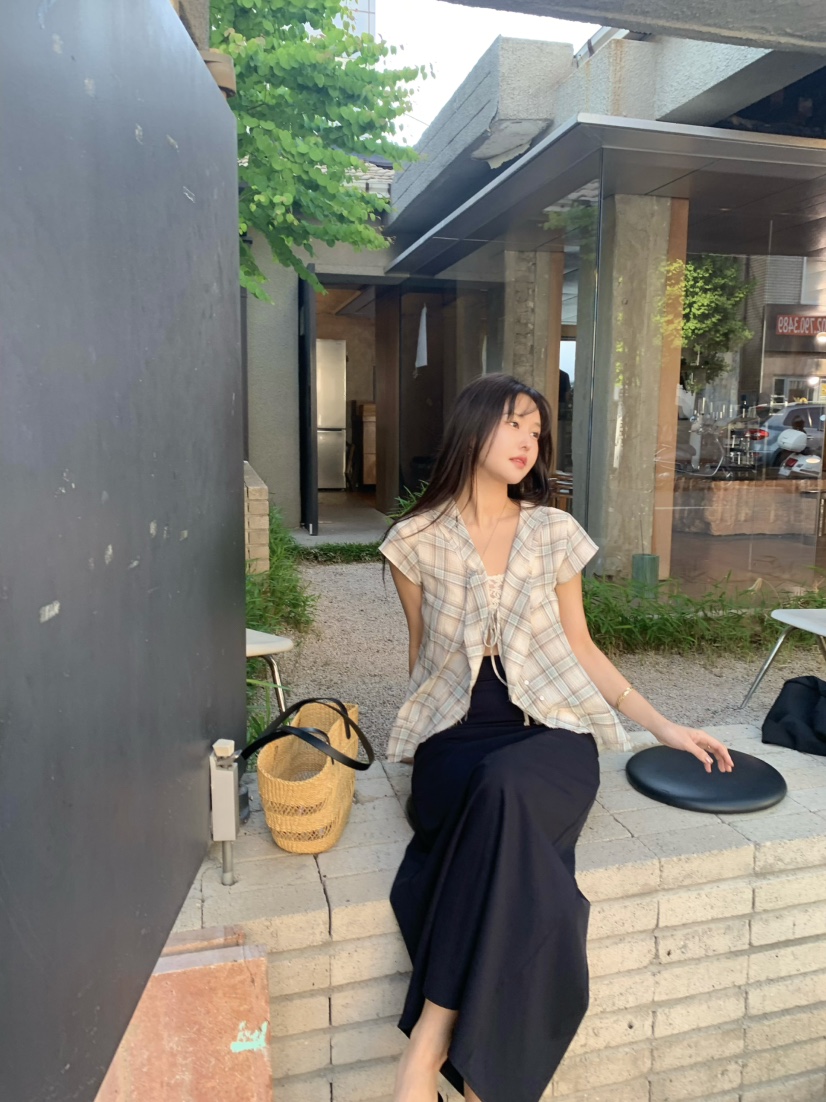 OUPPT韓國直郵實拍女裝新款人氣休閑熱賣26春夏襯衫蕾絲衫OUPPT襯衫/蕾絲衫