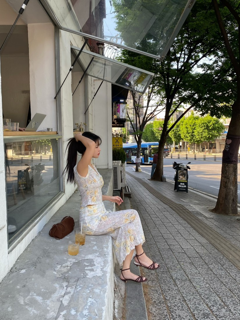 OUPPT韓國直郵女士新款人氣休閑職業熱賣26夏季26春夏長裙OUPPT長裙
