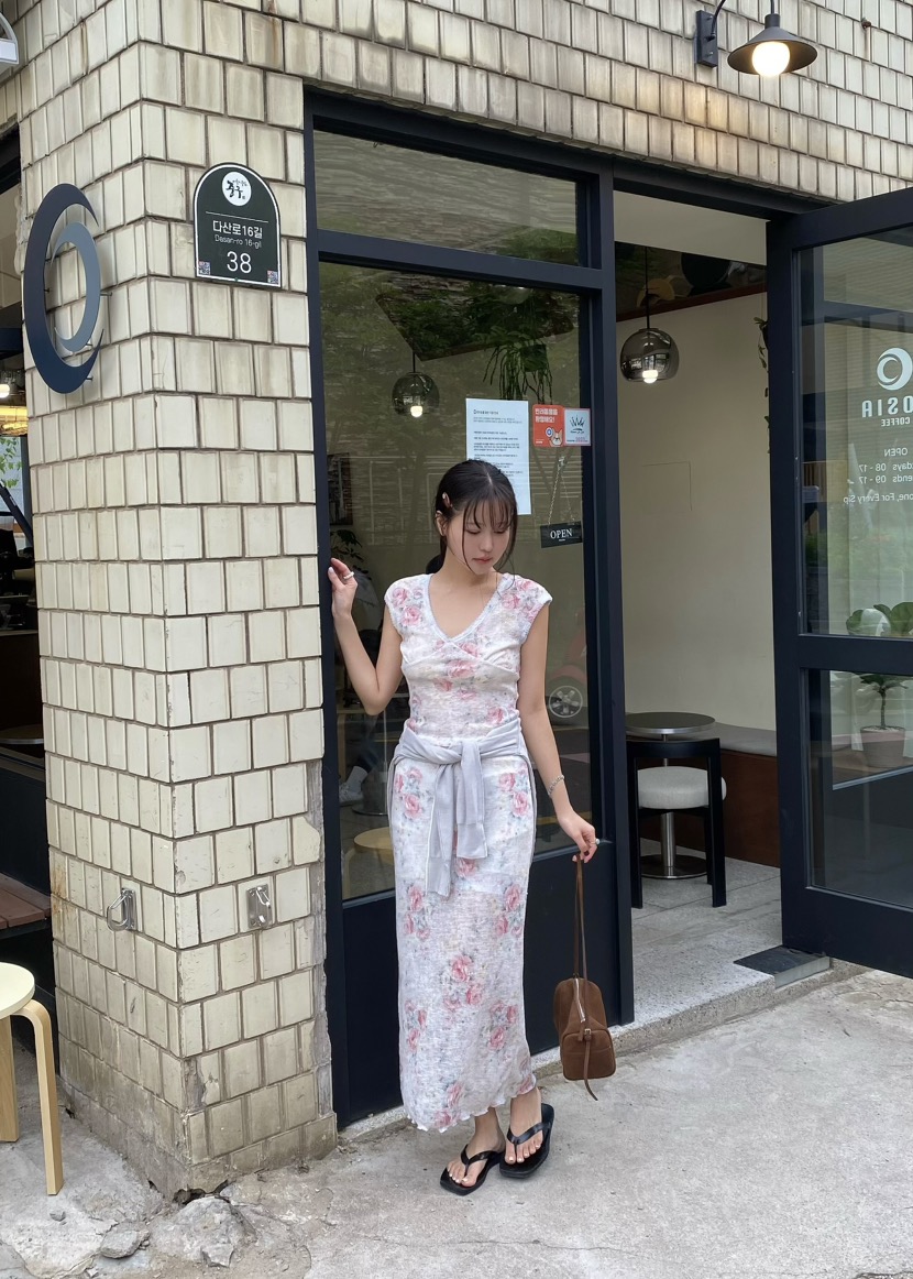 OUPPT韓國直郵女士新款人氣休閑職業熱賣26夏季26春夏長裙OUPPT長裙