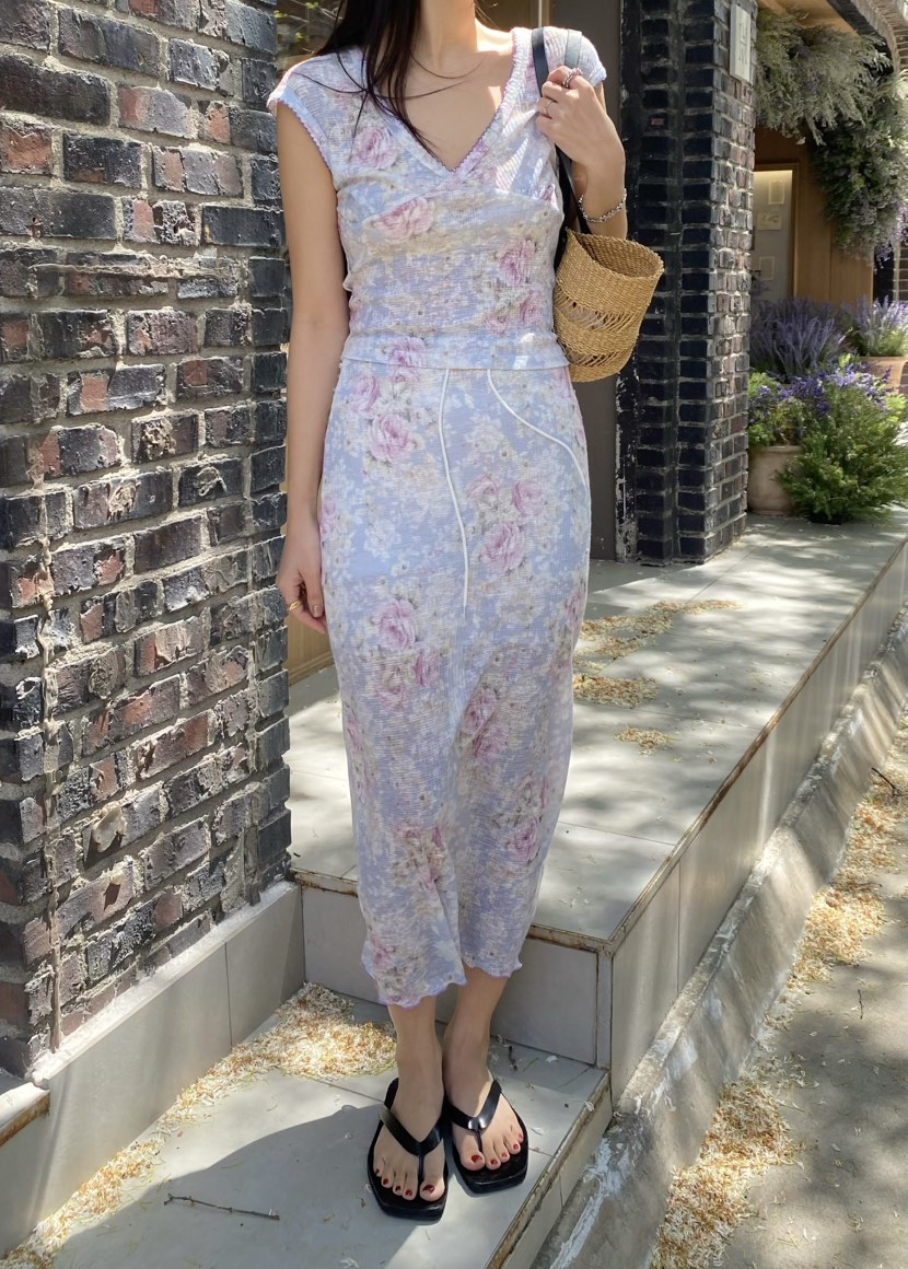 OUPPT韓國直郵女士新款人氣休閑職業熱賣26夏季26春夏長裙OUPPT長裙圖色2