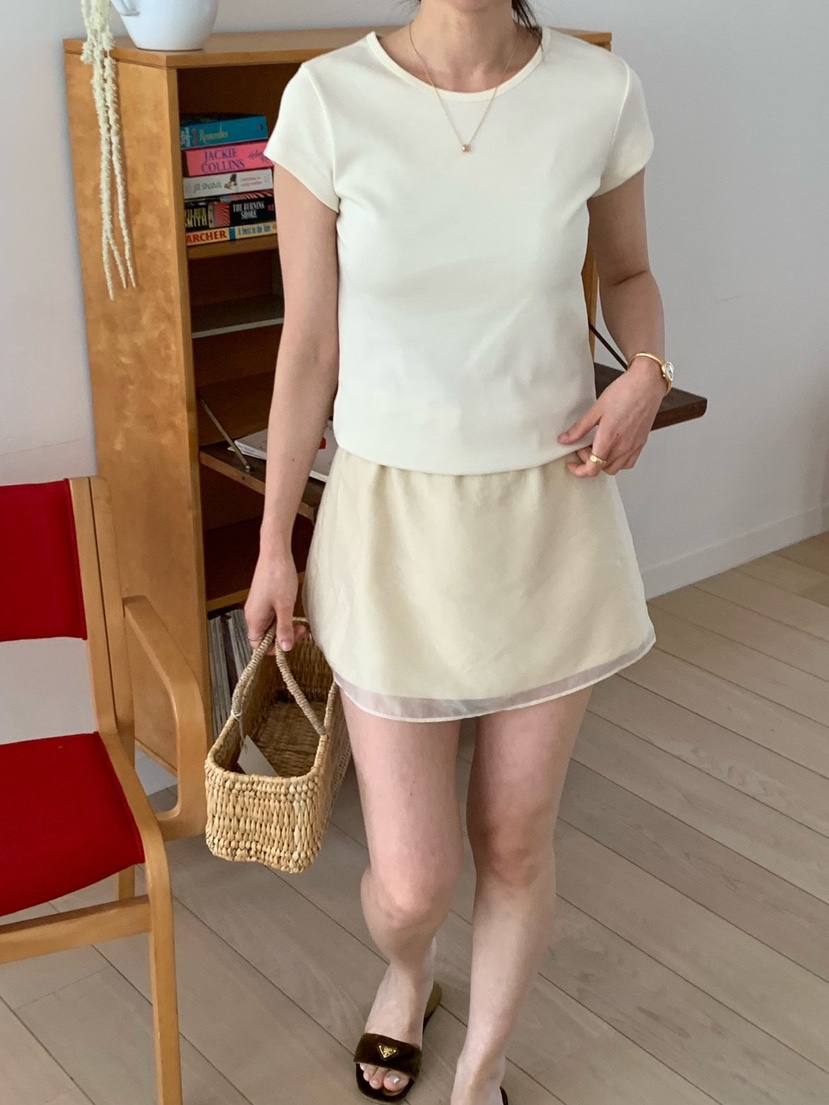 COBALT BLUE韓國東大門直郵女裝新款26春夏職業熱賣人氣T恤COBALT BLUET恤圖色2