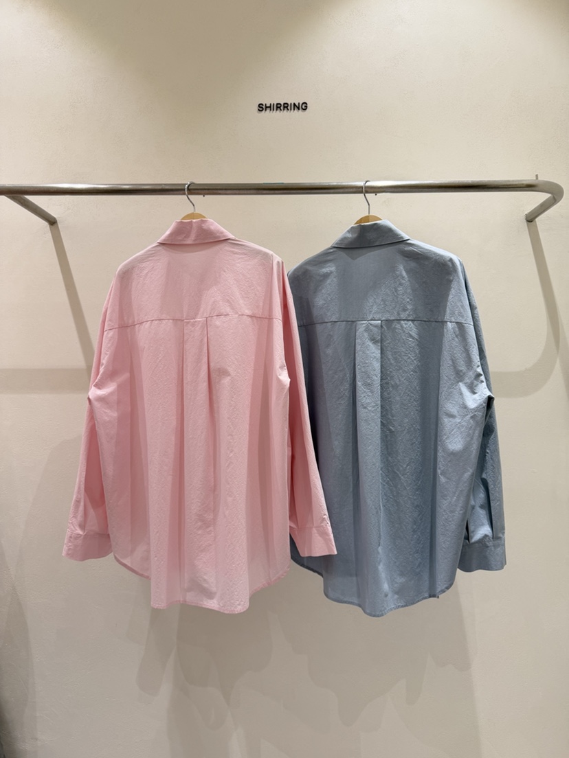 SHIRRING韓國直郵女裝新款休閑時尚推薦人氣熱賣襯衫蕾絲衫SHIRRING襯衫/蕾絲衫