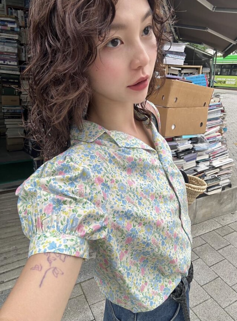 LETAILOR韓國東大門直郵女士新款26春夏推薦26夏季襯衫蕾絲衫LETAILOR襯衫/蕾絲衫