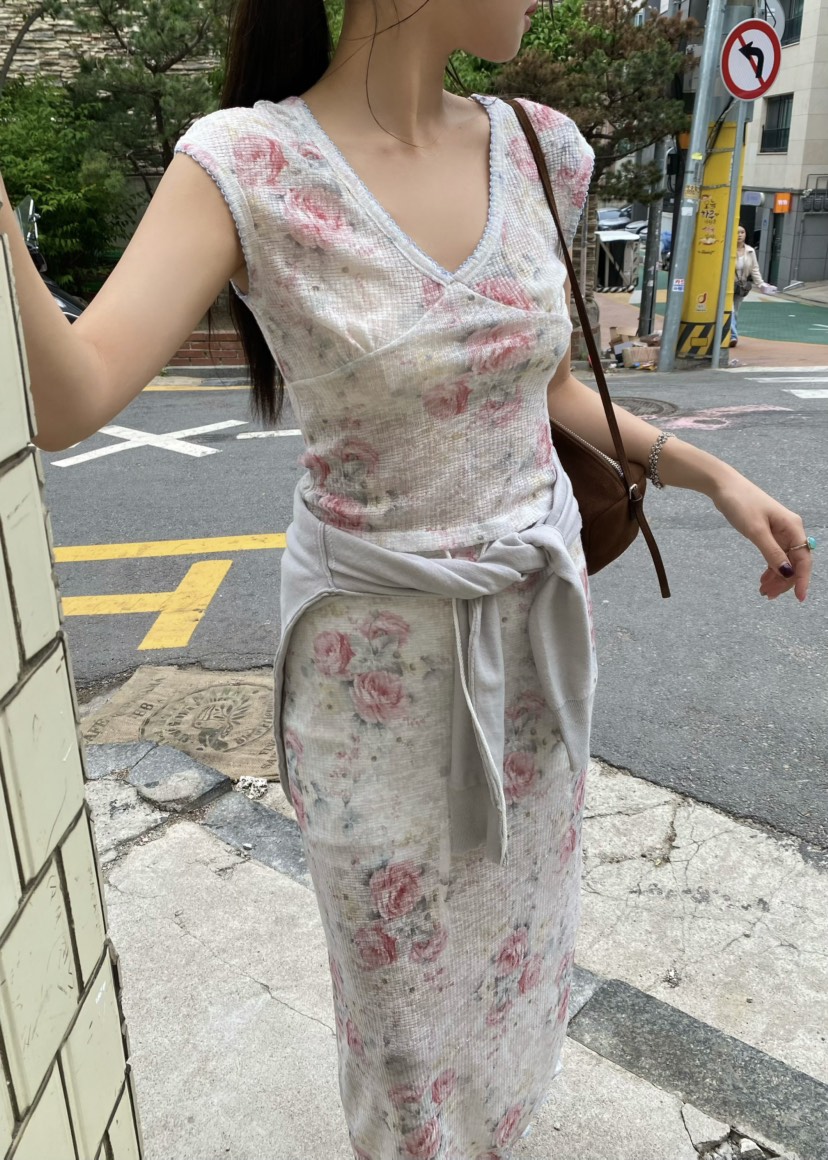 OUPPT韓國代購女士新品推薦熱賣人氣時尚職業吊帶背心撞色OUPPT吊帶/背心