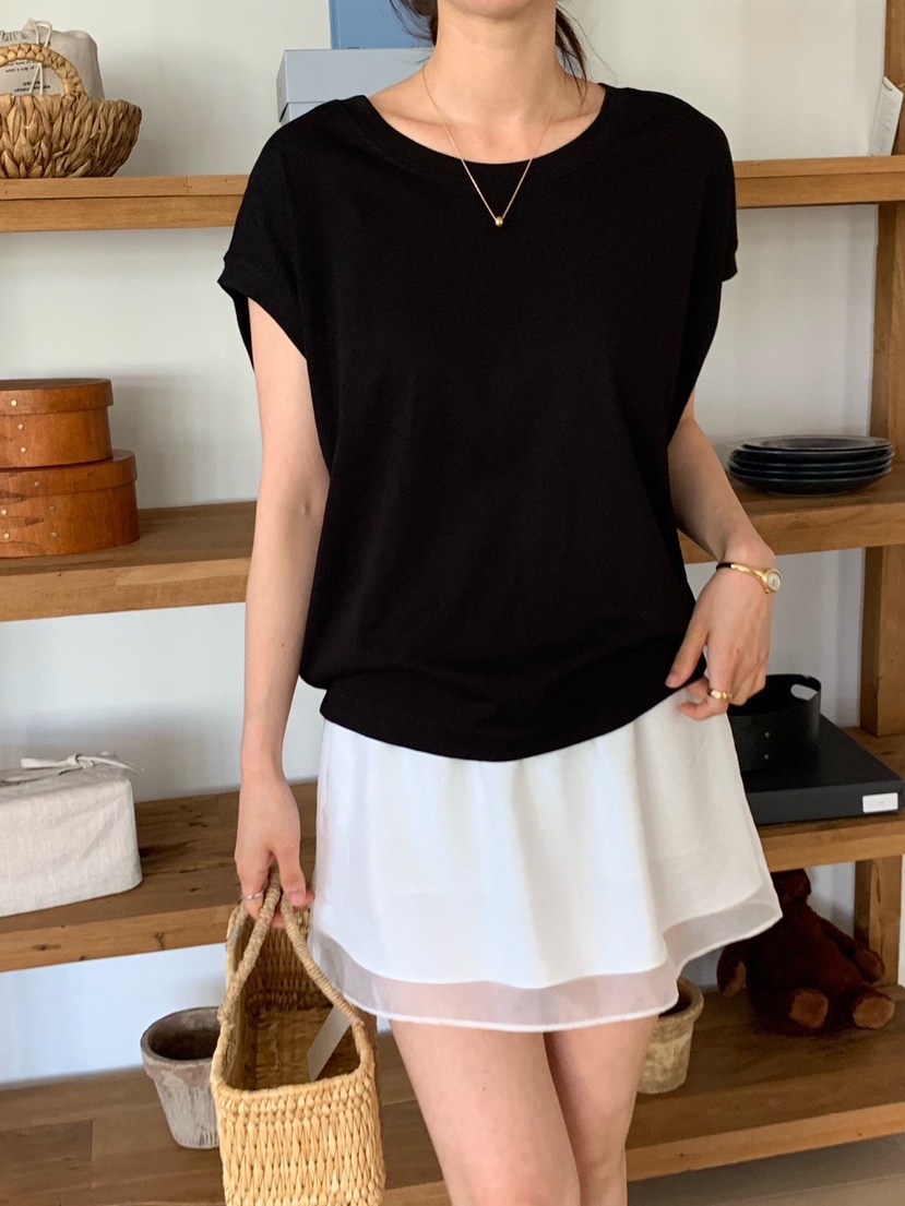 COBALT BLUE東大門實拍韓國女士新品休閑26夏季推薦人氣T恤COBALT BLUET恤
