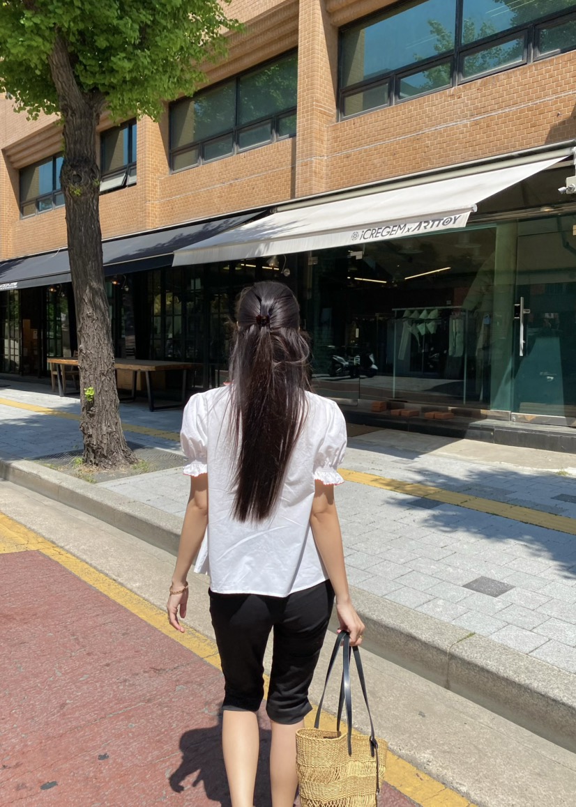 OUPPT韓國東大門直郵女裝新款26夏季時尚休閑人氣襯衫蕾絲衫OUPPT襯衫/蕾絲衫