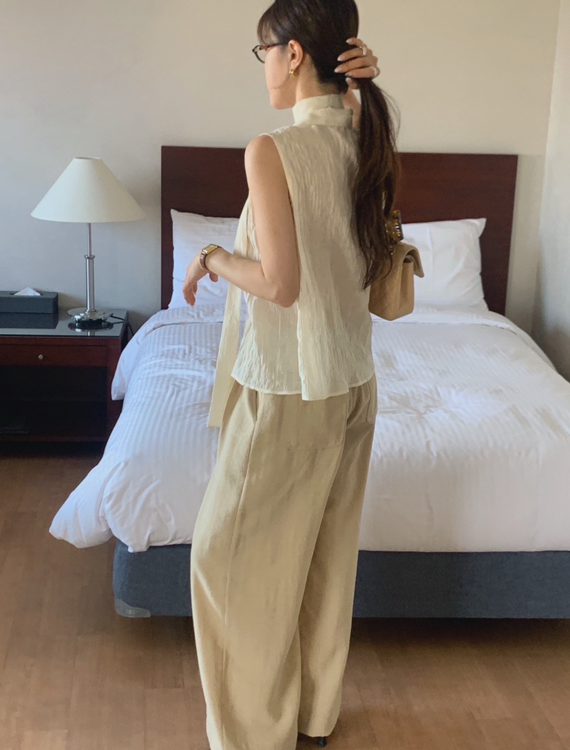 LA CREME韓國直郵實拍女士新品推薦時尚休閑人氣吊帶背心LA CREME吊帶/背心