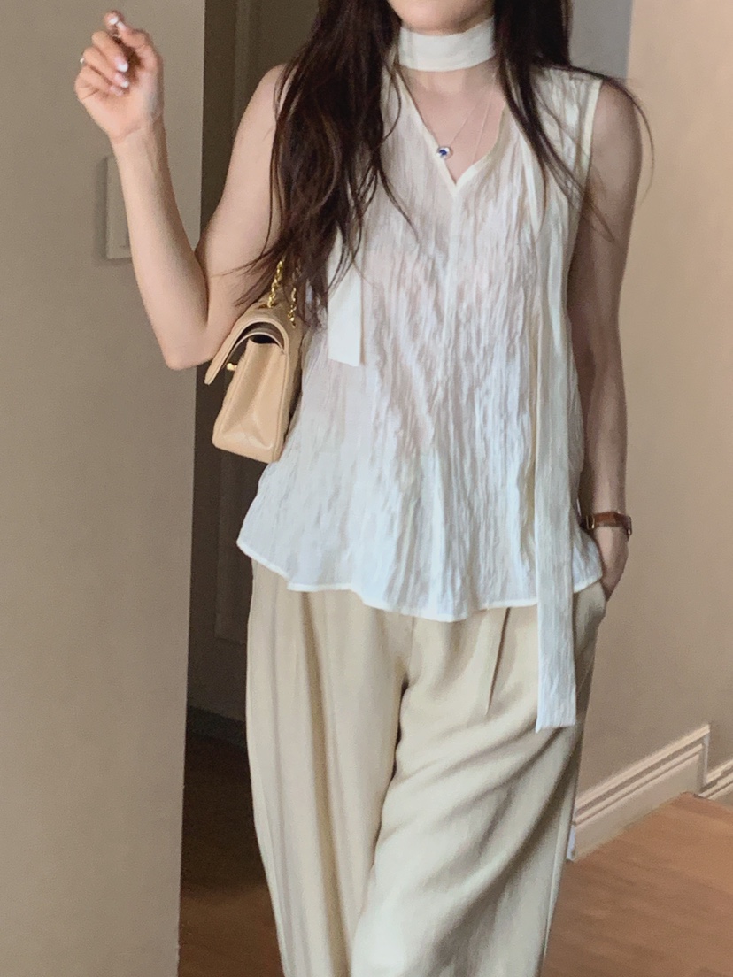 LA CREME韓國直郵實拍女士新品推薦時尚休閑人氣吊帶背心LA CREME吊帶/背心
