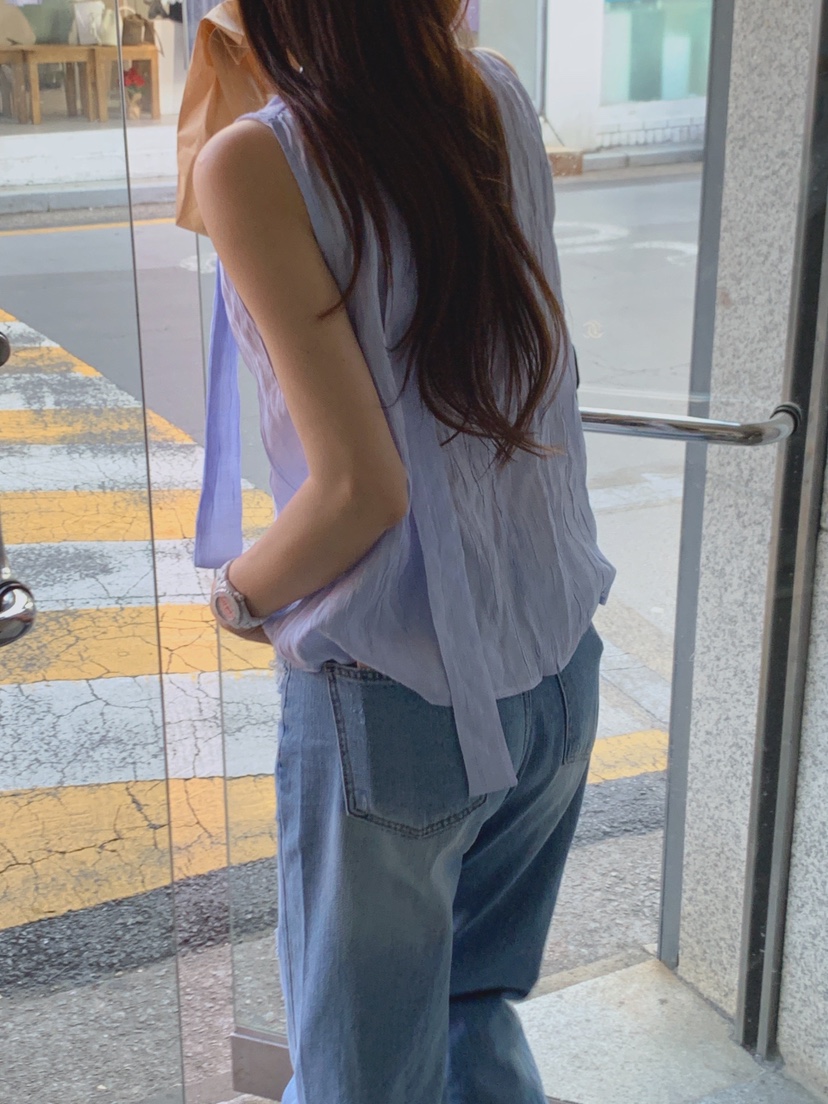 LA CREME韓國直郵實拍女士新品推薦時尚休閑人氣吊帶背心LA CREME吊帶/背心
