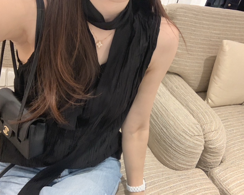 LA CREME韓國直郵實拍女士新品推薦時尚休閑人氣吊帶背心LA CREME吊帶/背心