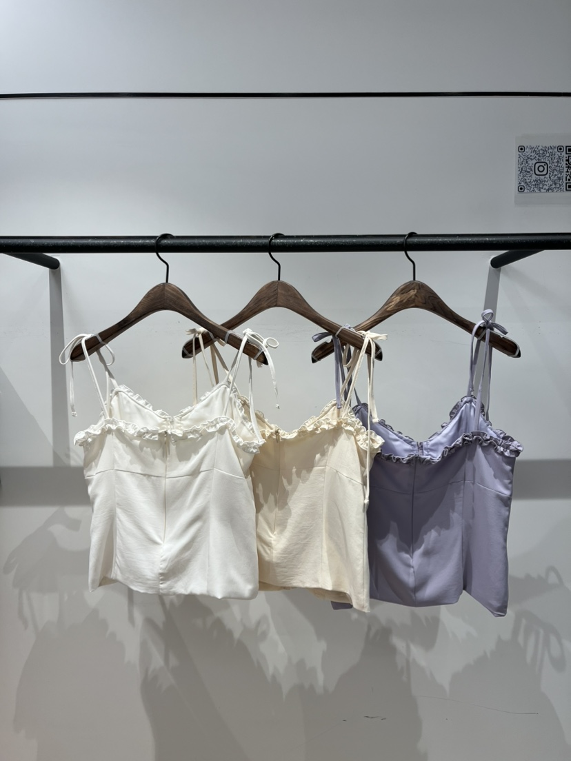 LOVE PULL東大門實拍韓國女士新品26夏季時尚休閑吊帶背心LOVE PULL吊帶/背心