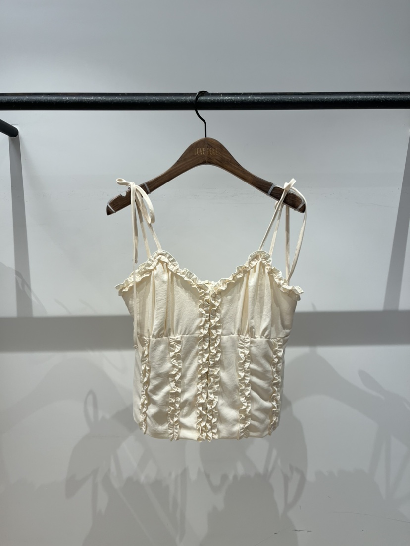 LOVE PULL東大門實拍韓國女士新品26夏季時尚休閑吊帶背心LOVE PULL吊帶/背心圖色1