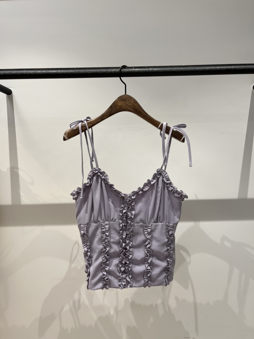 LOVE PULL東大門實拍韓國女士新品26夏季時尚休閑吊帶背心LOVE PULL吊帶/背心圖色3
