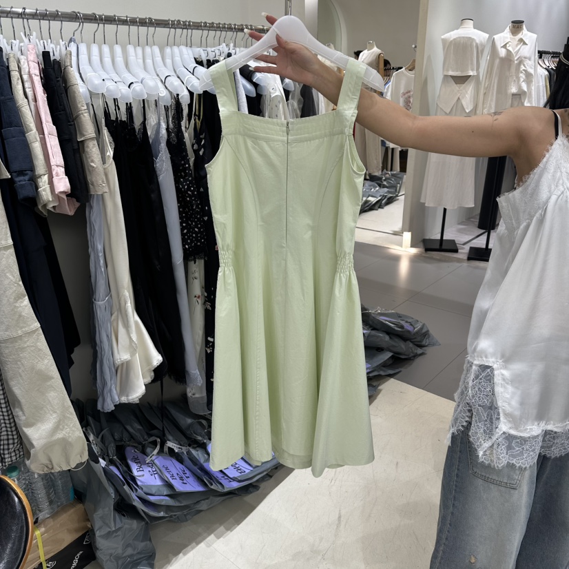 BENE東大門實拍韓國女士新品26春夏26夏季時尚休閑連衣裙棉BENE連衣裙