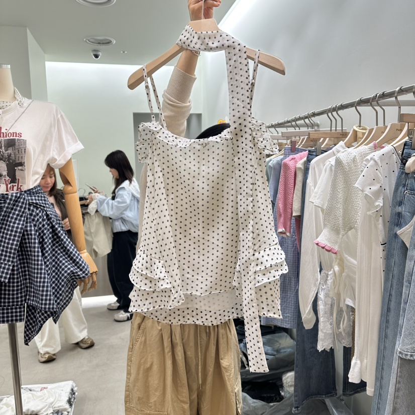 PART3韓國代購女裝新品26夏季推薦職業吊帶背心含圍巾雪紡Part.3吊帶/背心