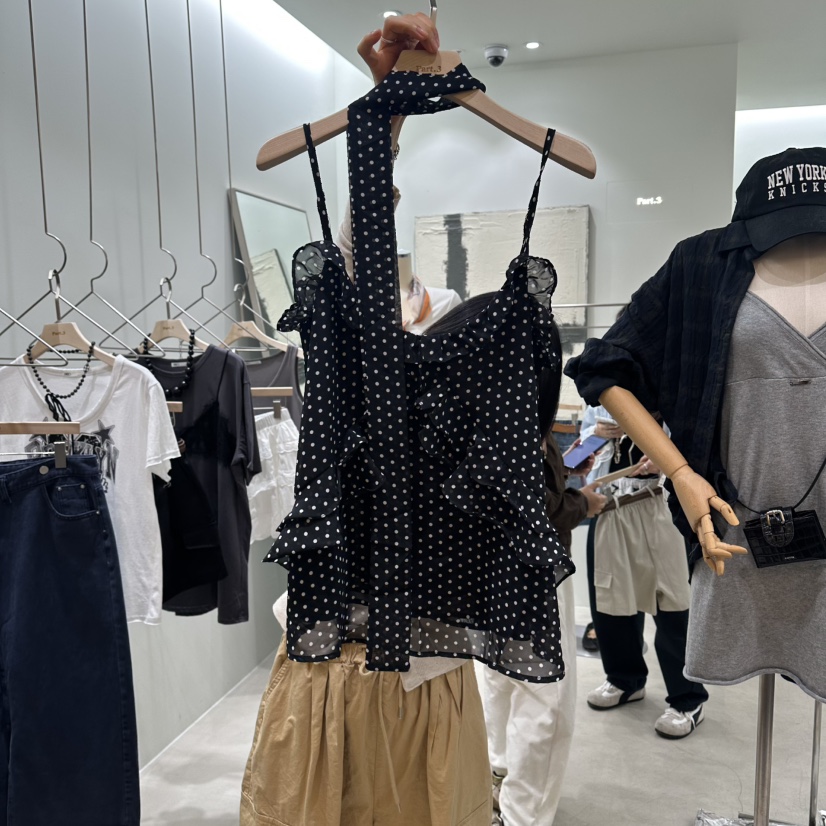 PART3韓國代購女裝新品26夏季推薦職業吊帶背心含圍巾雪紡Part.3吊帶/背心圖色2