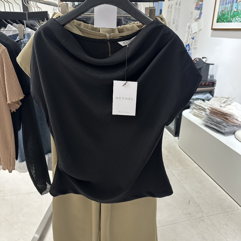 BETHEL東大門實拍韓國女士新品推薦職業休閑熱賣襯衫蕾絲衫BETHEL襯衫/蕾絲衫圖色2
