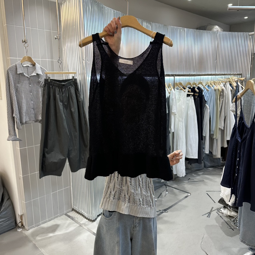 ALEGRE韓國直郵實拍女士新品時尚熱賣26夏季人氣吊帶背心ALEGRE吊帶/背心圖色2
