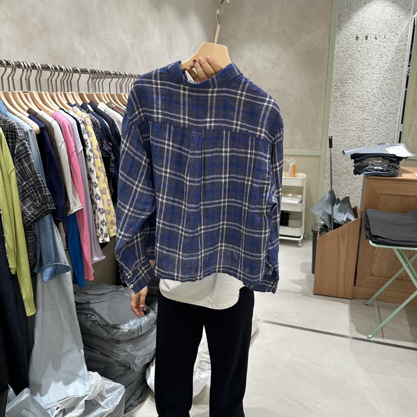 DELI JENNY韓國直郵女士新品休閑人氣26夏季時尚襯衫蕾絲衫DELI JENNY襯衫/蕾絲衫
