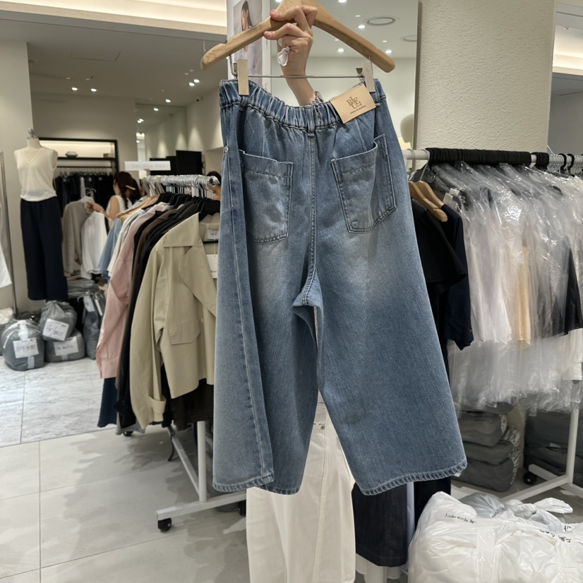 BLUEI-D/N SHARP韓國直郵實拍女士新品職業時尚牛仔褲Blue i-d/N SHARP牛仔褲