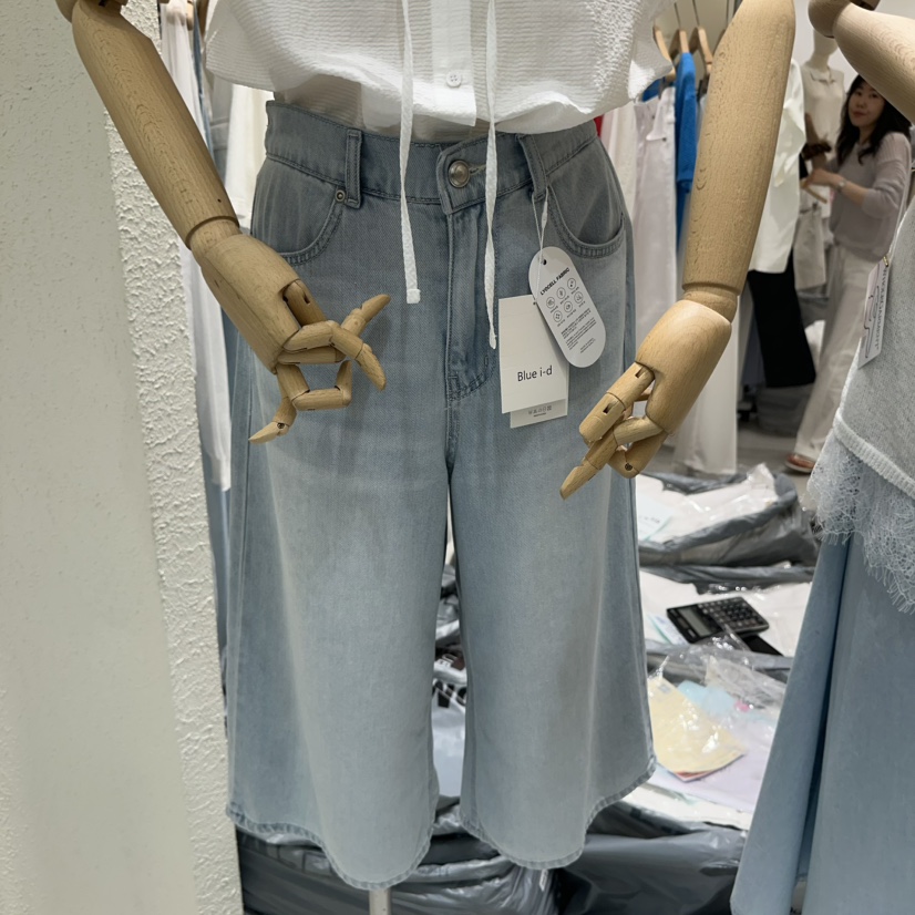 BLUEI-D/N SHARP韓國直郵實拍女士新品職業時尚牛仔褲Blue i-d/N SHARP牛仔褲圖色2淺色